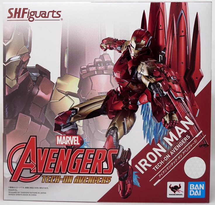 Marvel Tech-On Avengers 6 Inch Action Figure S.H. Figuarts - Iron Man DH-10  Mode