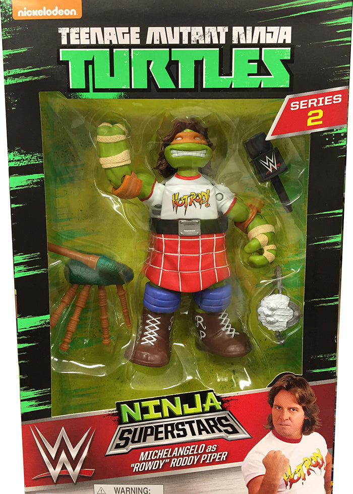 Teenage Mutant Ninja Turtles WWE 7 Inch Action Figure Michelangelo a