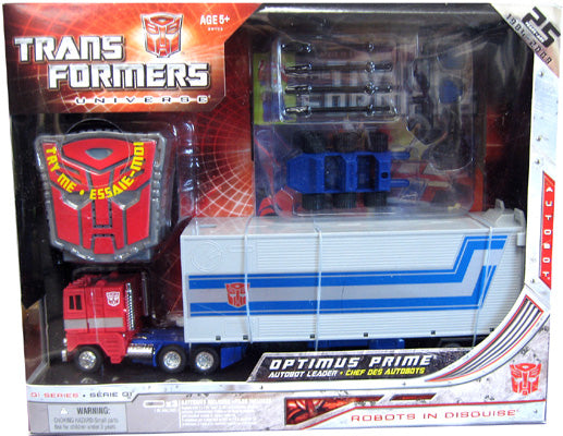 transformers universe 25th anniversary optimus prime