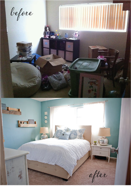 San Diego Interior Design Bedroom Before And After Bungalow 56
