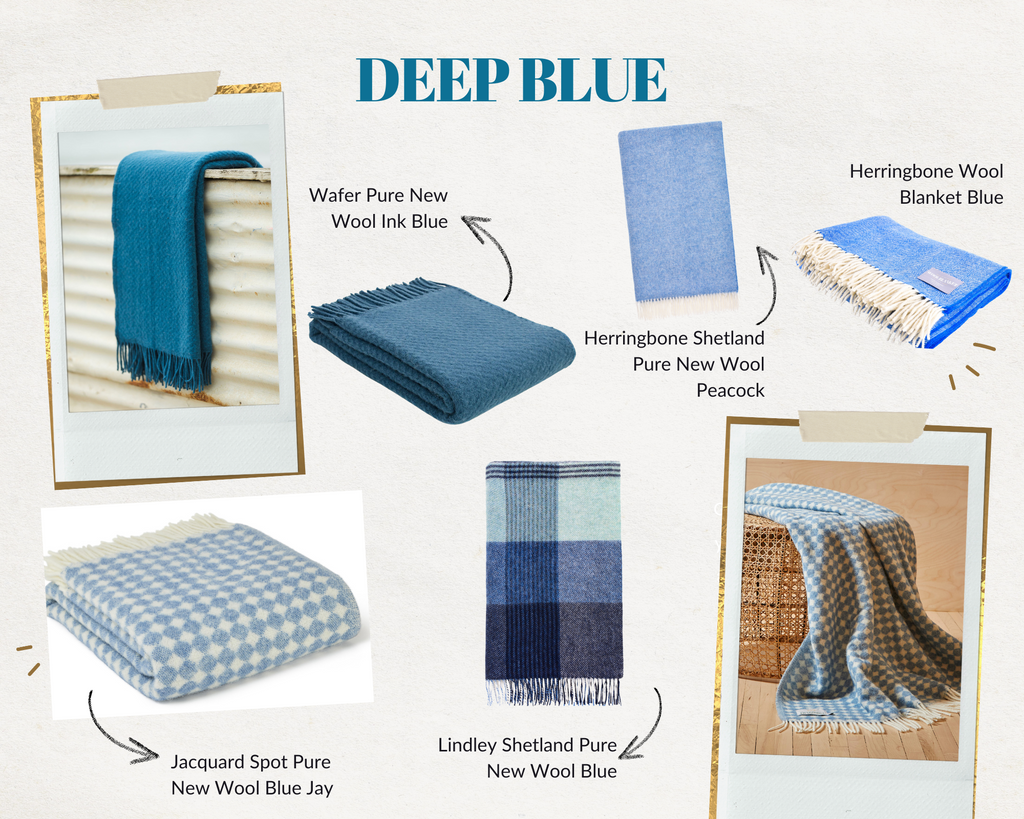 Deep Blue blankets