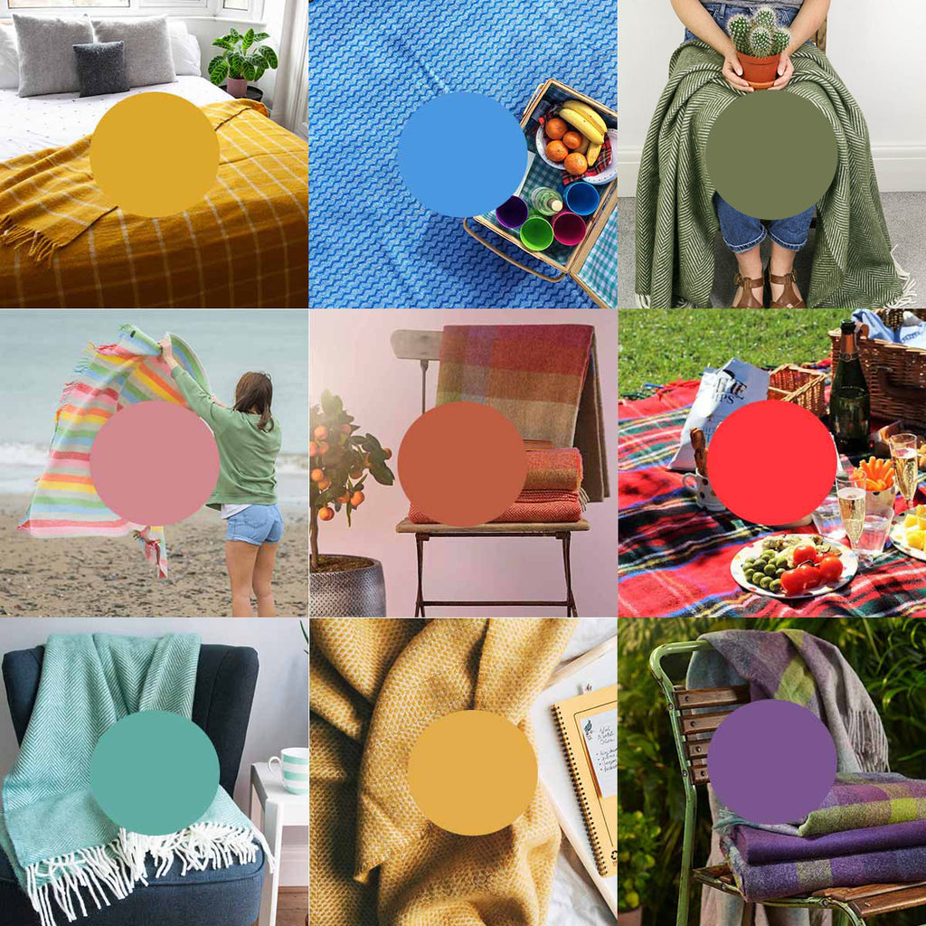 Summer Colours 2020 Wool Blankets Throws