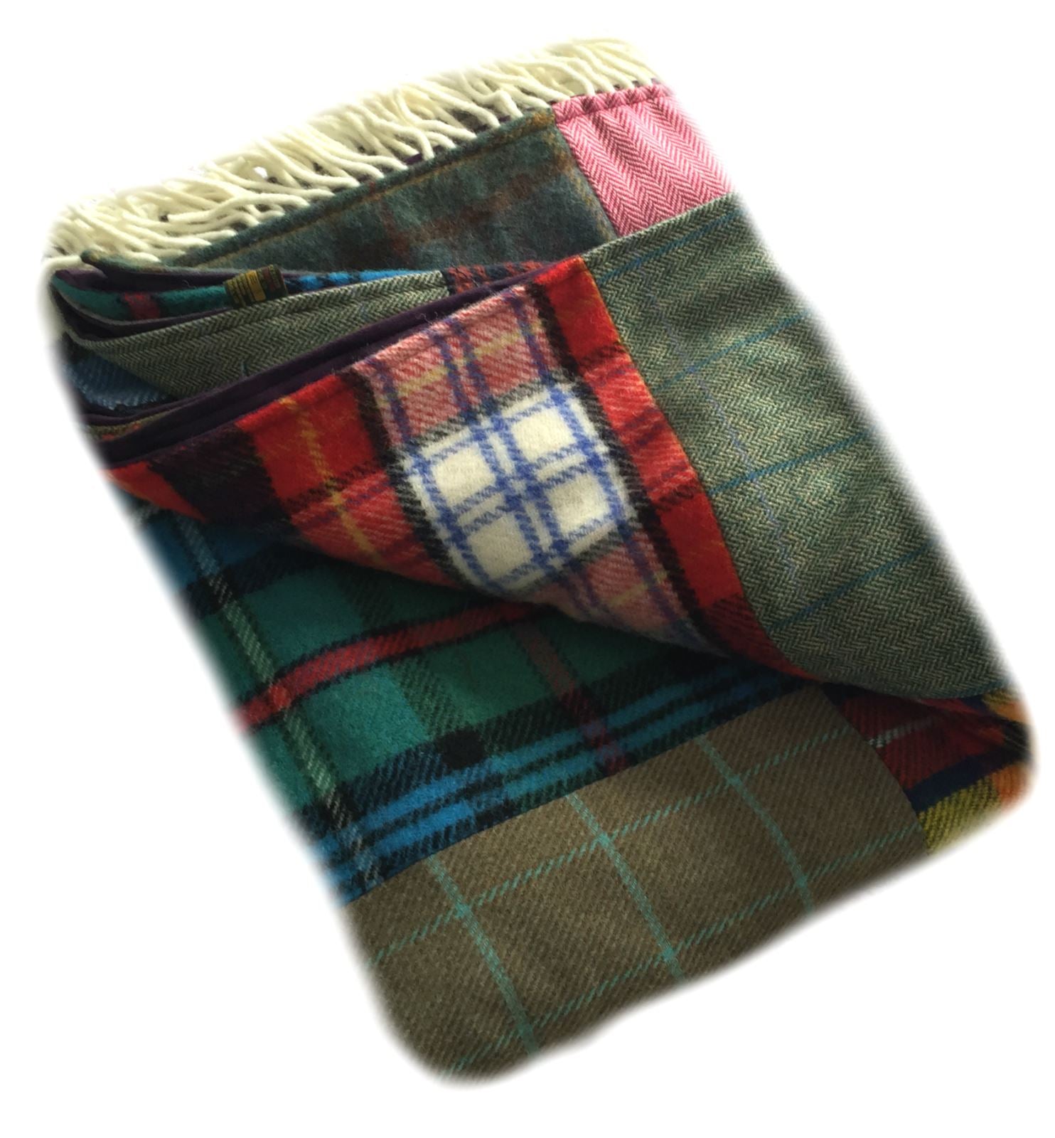 Patchwork Pure New Wool Throw - Tartan – Wool Blanket Online