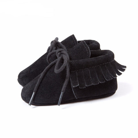 suede baby shoes