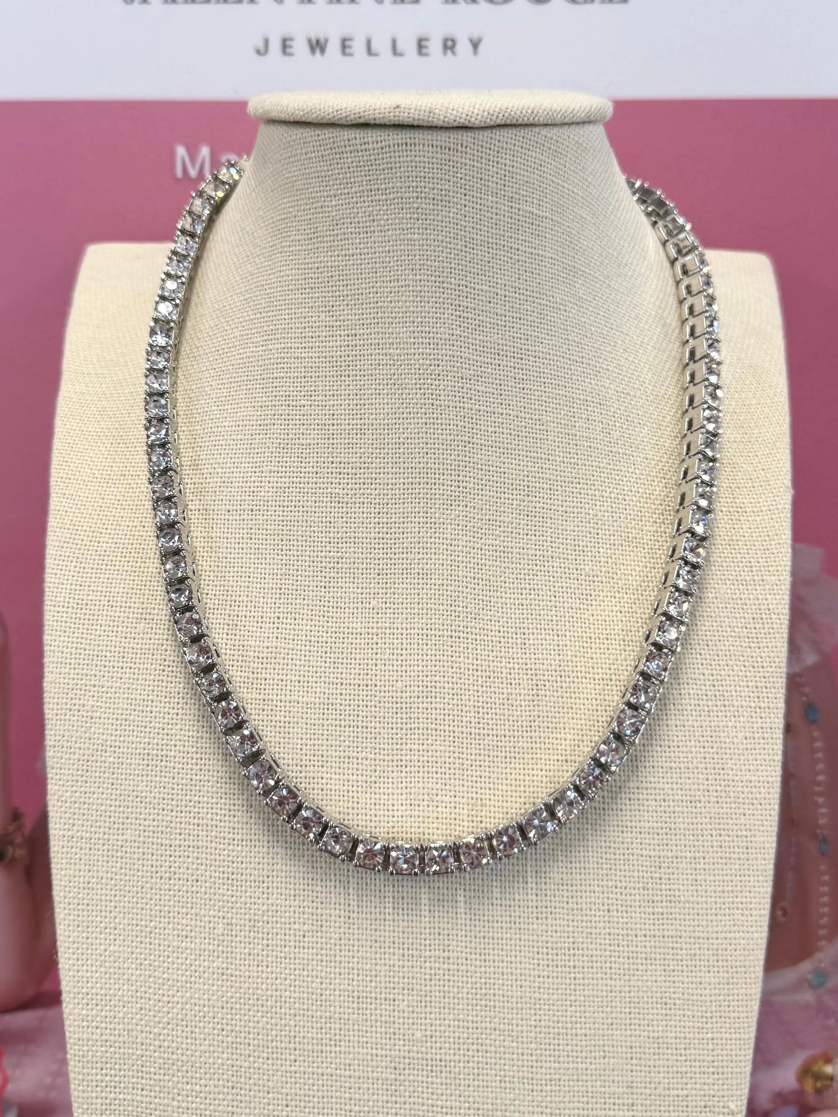 White Jewel Necklace