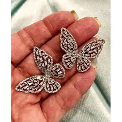 Papillon silver - Silver earrings - Trium jewelry