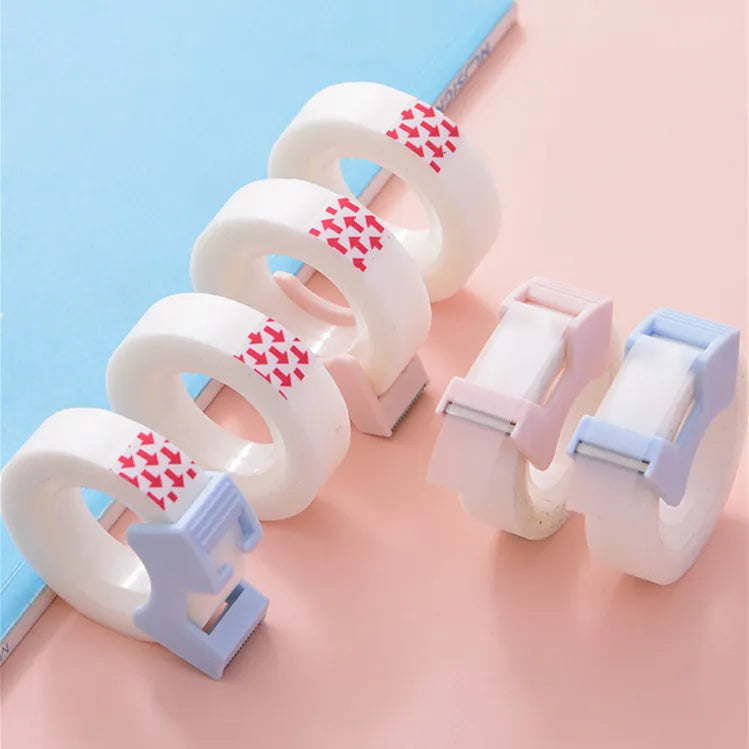 2pcs/pack  Transparent Tape with Dispenser