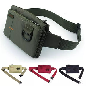 Men/Women's Nylon, Waterproof Waist Bag With 4 Pockets. - Axon Rewards