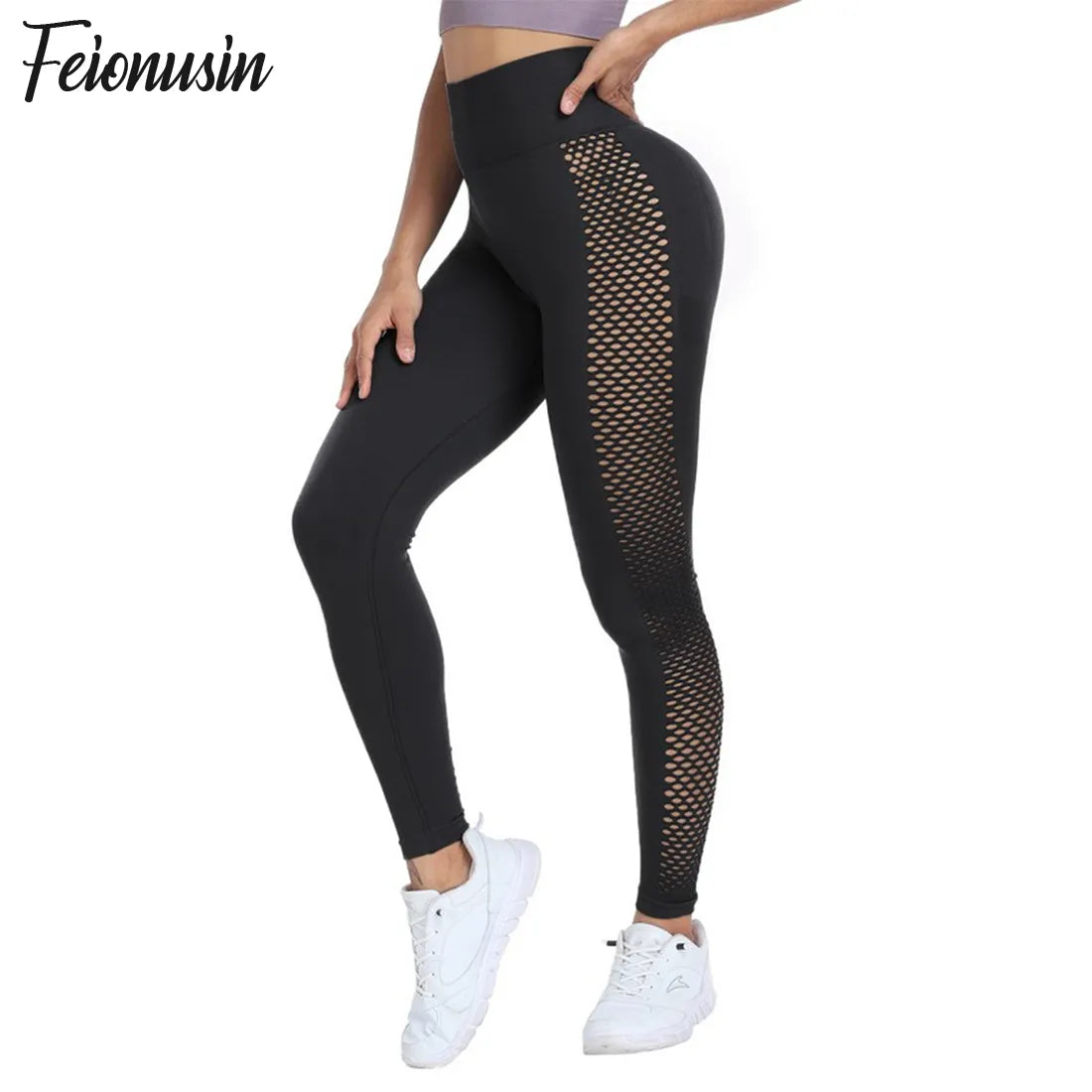 Womens High Waist Seamless Leggings
