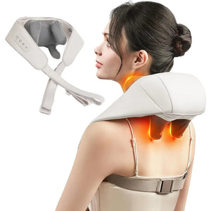 5D Kneading Shiatsu Heated Shoulder And Neck Massager - Axon Rewards
