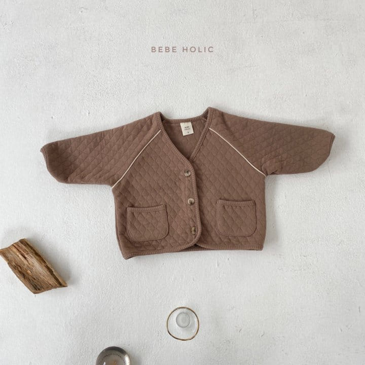 Quilted Cardigan, Brown (Baby)