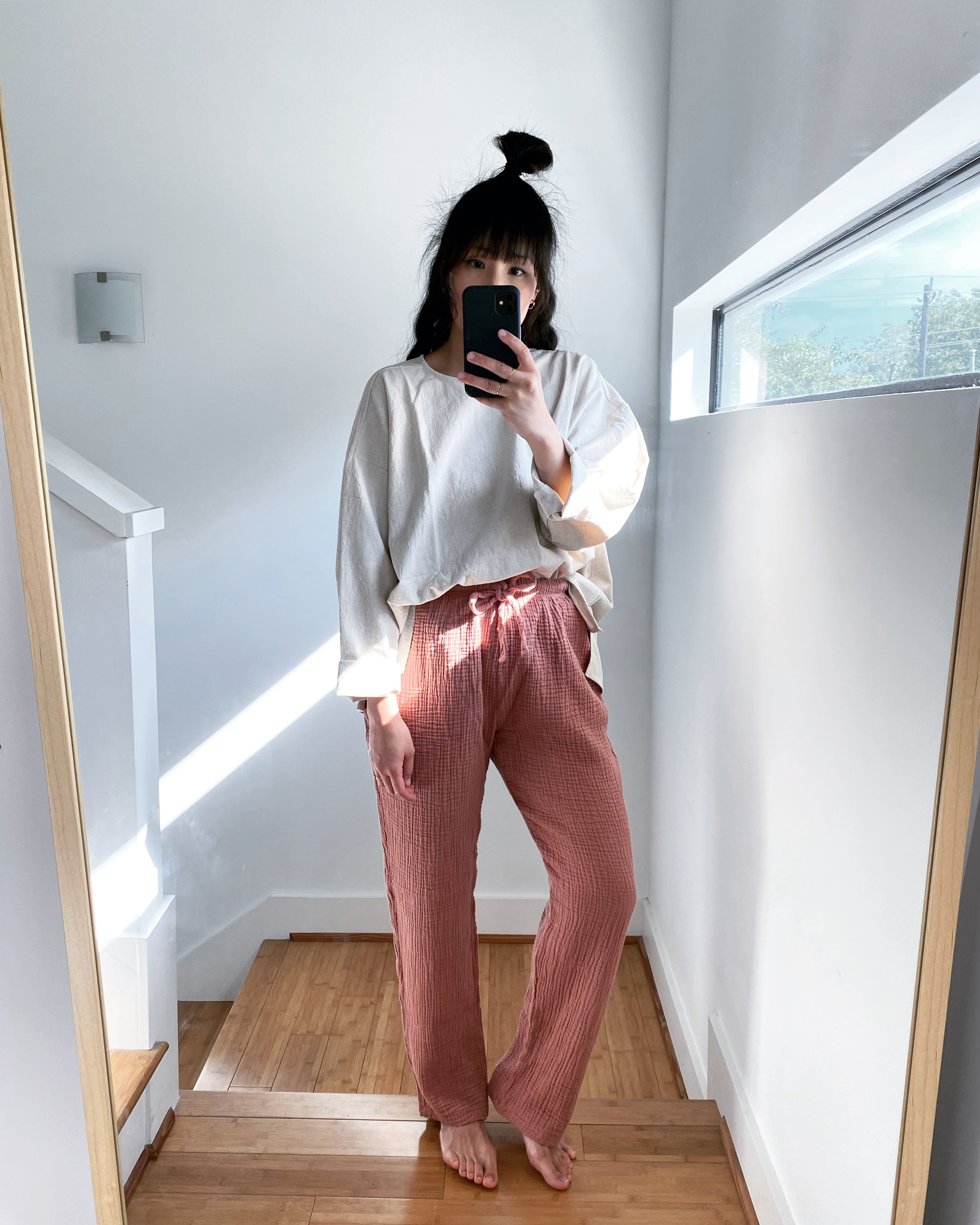 August Pants, Dusty Pink