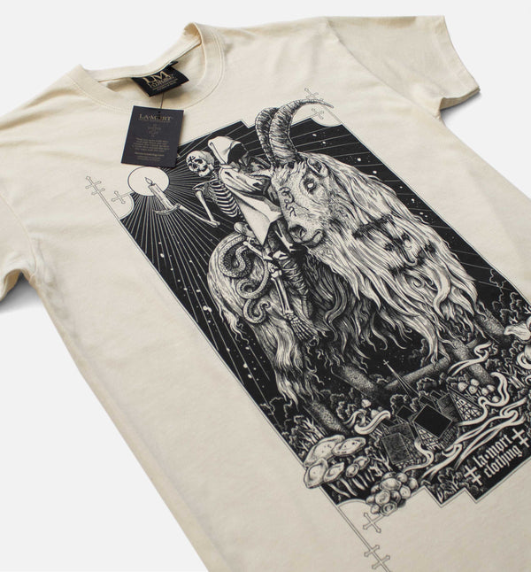 LA Gothic Short Sleeve Crew - White