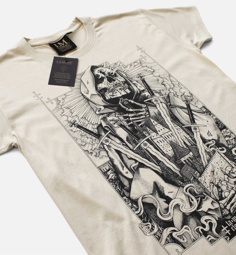 I Am The Blood Skull Tattoo Men’s T-shirt by La Mort Clothing