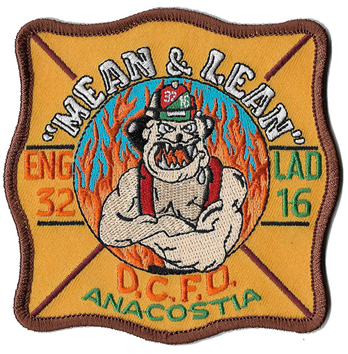 DCFD Engine 32 Ladder16 Mean & Lean Anacostia Patch