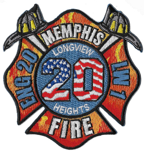 U.S. FIRE DEPT MEMPHIS RESCUE バッジ・１点物-