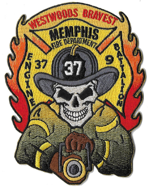 U.S. FIRE DEPT MEMPHIS RESCUE バッジ・１点物-