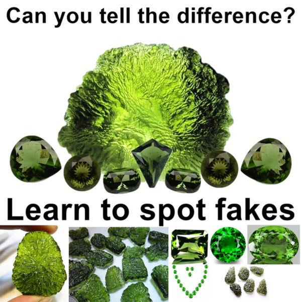 How to spot fake Moldavite