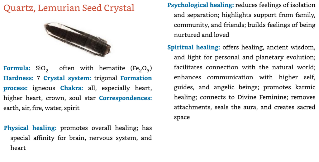 lemurian seed crystals basics encyclopedia pearson