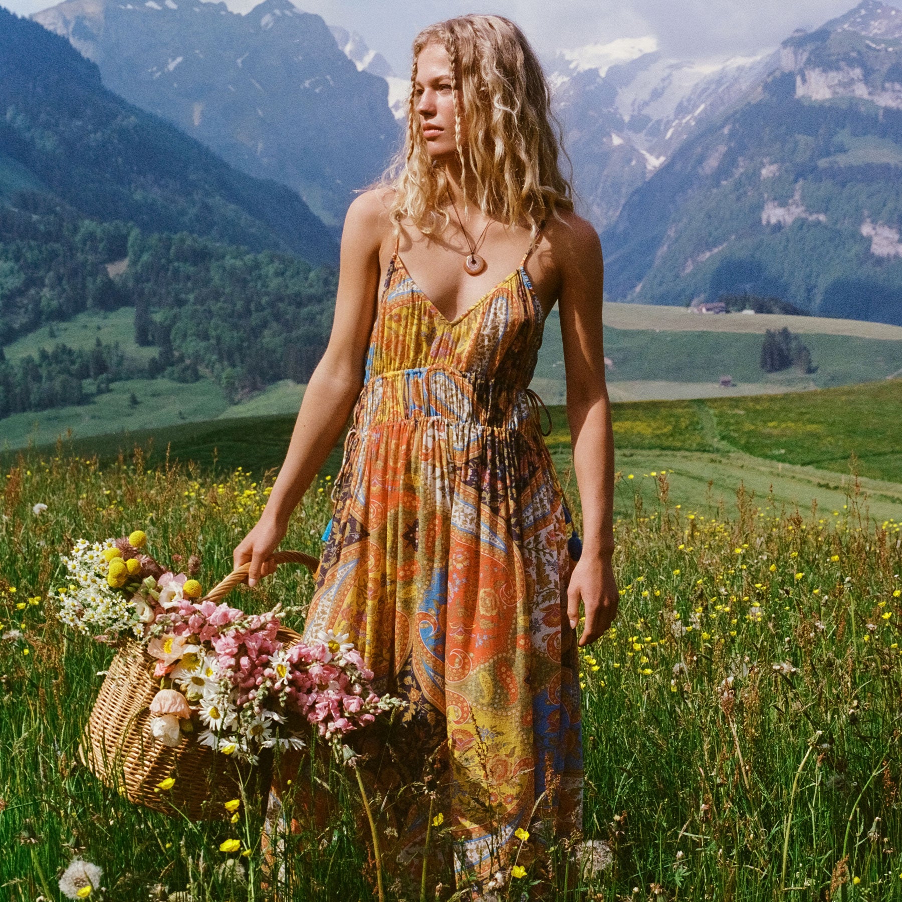 Flora Strappy Maxi Dress – SPELL