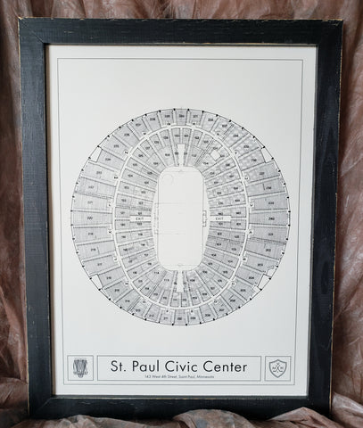 St. Paul Civic Center Artwork/Seating Chart
