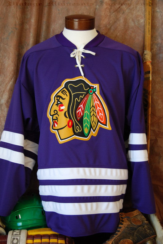 hockey jersey with indian head