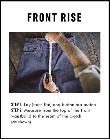 MEASUREMENT GUIDE - JEANS – Shockoe Atelier