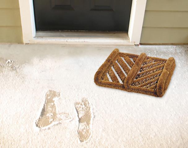 Herringbone Boot Wiper Scrapper Mat - Coco Doormats product image