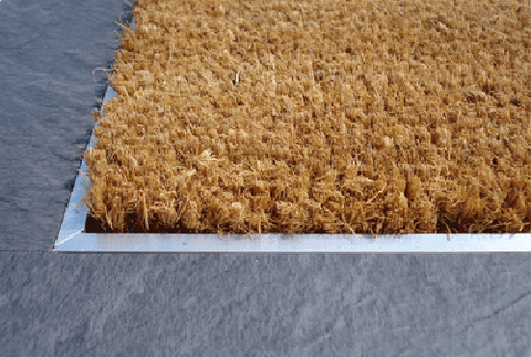 Plain Coco Doormats For Recessed Areas 1 Thick Coco Doormats