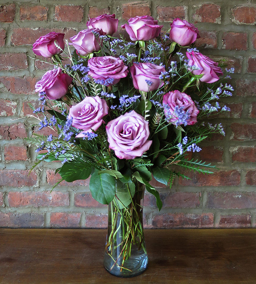 Dozen Lavender Roses | Georgewood Florist