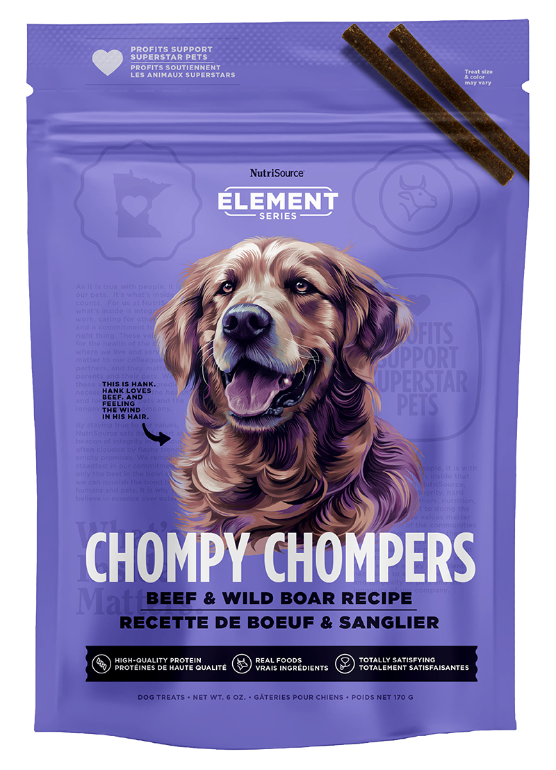 Nutrisource Element Series Beef and Wild Boar Chompy Chompers
