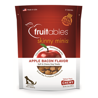 Fruitables Skinny Mini Trainers Chewy Apple Bacon Flavor Dog Treats