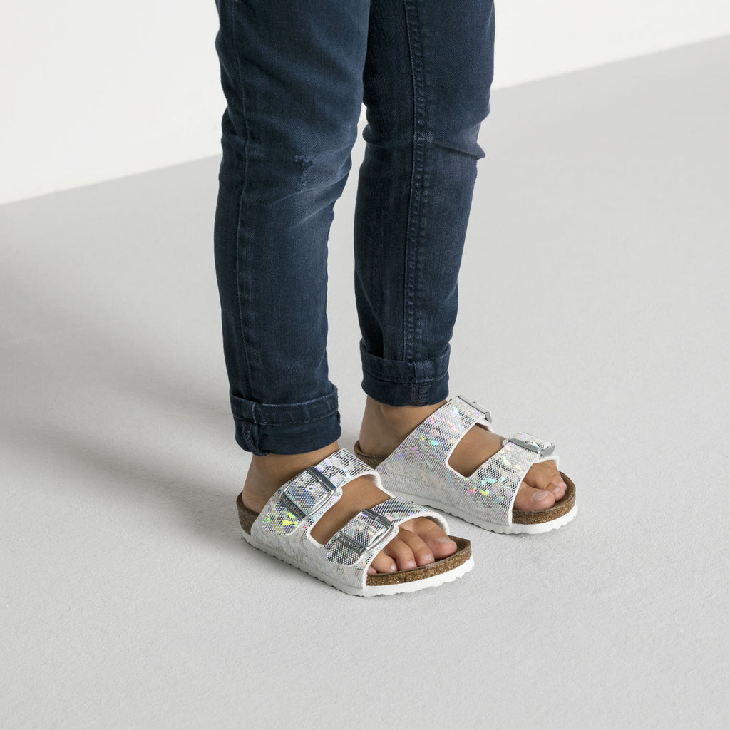 birkenstock hologram silver