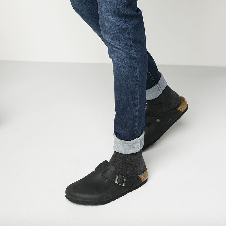 birkenstock boston with socks