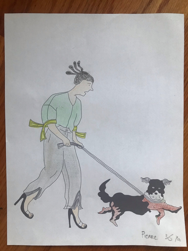 coloring page from strut with pup fashion coloring book