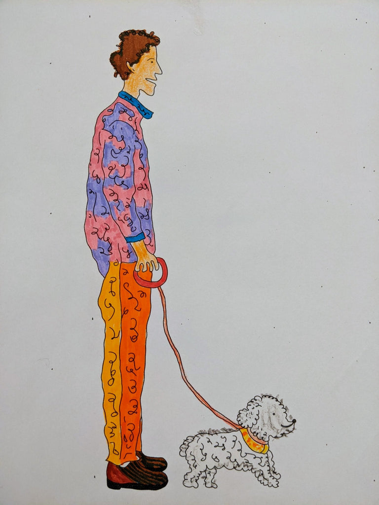 Customer's illustration from Strut with Pup Fashion Coloring Book by Jenny Lai and Icy Tan