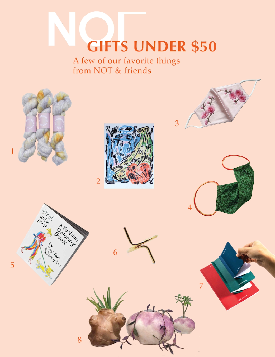 Gifts under $50 by NOT and friends