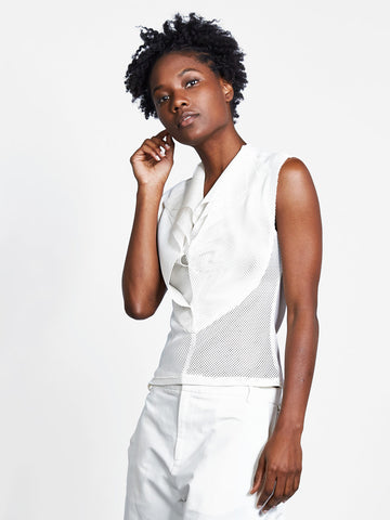 Long Rectangle Top White – NOT by Jenny Lai