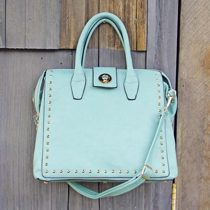Sea Sprout Tote, Sweet Mint Totes from Spool 72. | Spool No.72