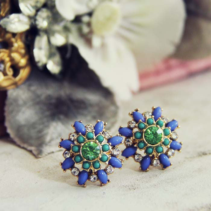  Sweet & Dreamy Earrings in Blue 