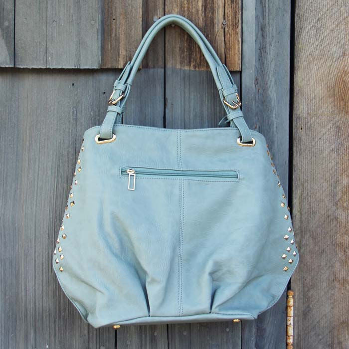 Wishing Tree Studded Tote, Sweet Mint Totes from Spool 72. | Spool No.72