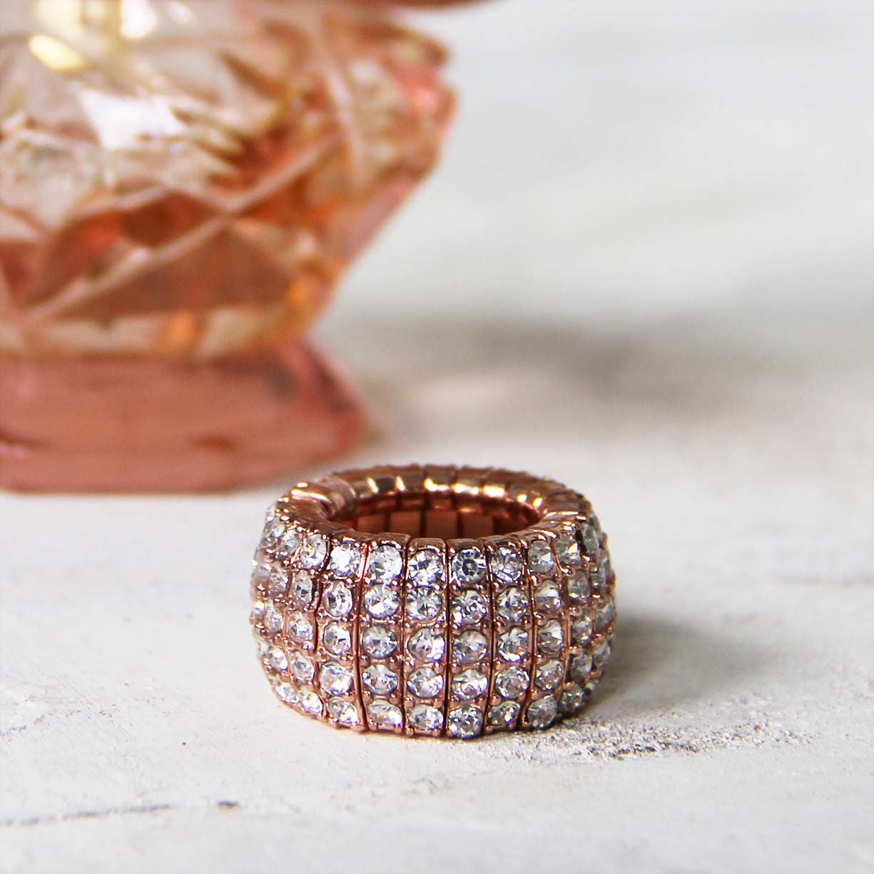  Aglow Rose Gold Ring 