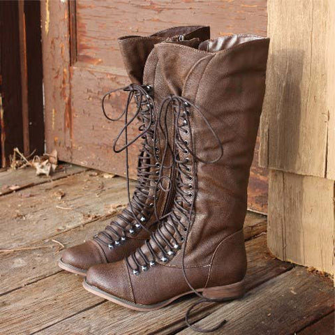 Upper County Boots, Rugged Lace Up Boots from Spool No.72. | Spool No.72