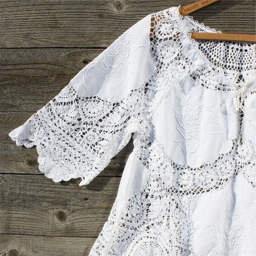 Vintage 70's Lace Embroidered Tunic | Spool No.72