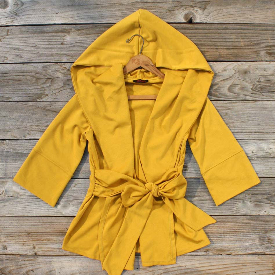  Flyaway Hoodie in Mustard 