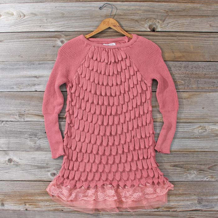  Rolling Mist Sweater in Dusty Pink 