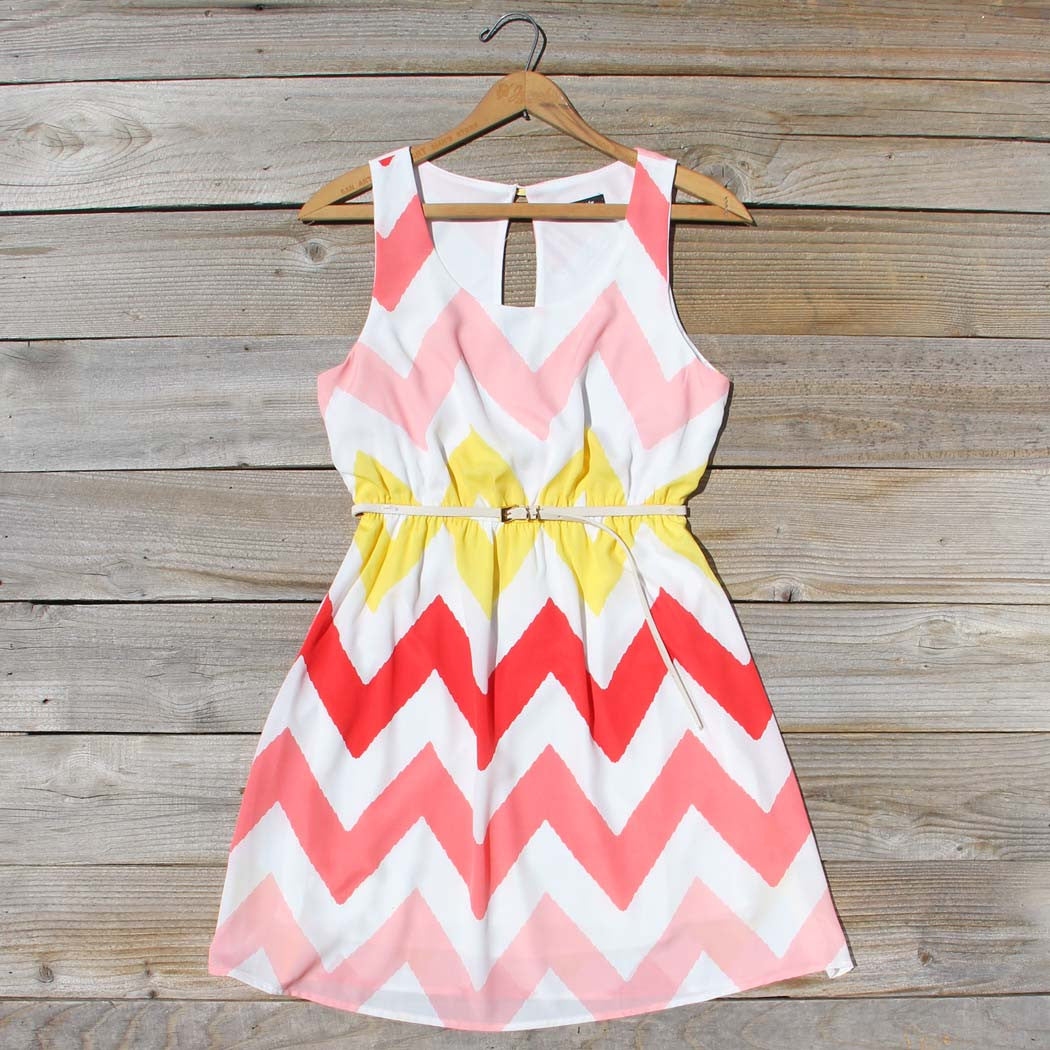  Indian Summer Chevron Dress 