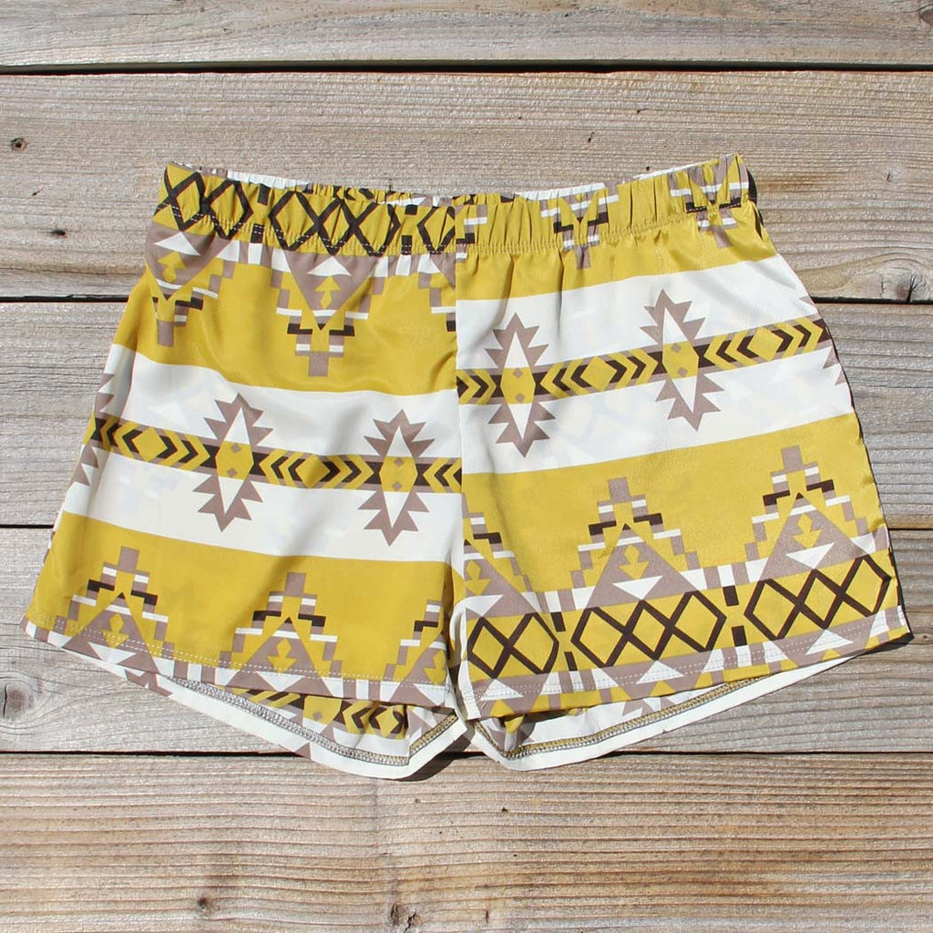 The Billy Native Shorts in Mustard, Sweet Affordable Clothing from ...