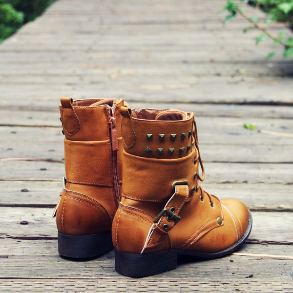 Laced Path Boots in Stone, Sweet & Rugged boots from Spool No.72 ...