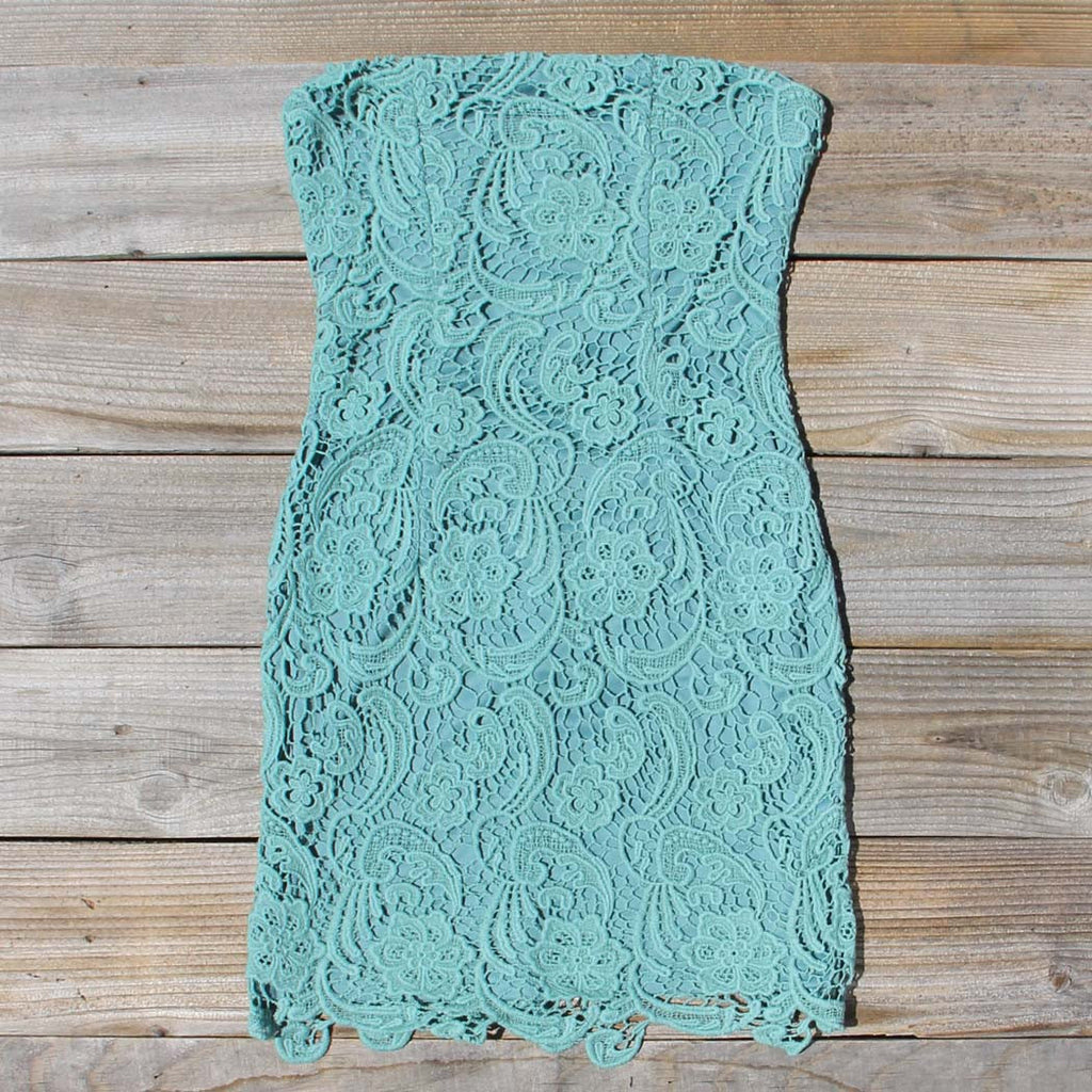 Wild Horses Lace Dress in Sage, Sweet Bohemian Dresses from Spool 72 ...